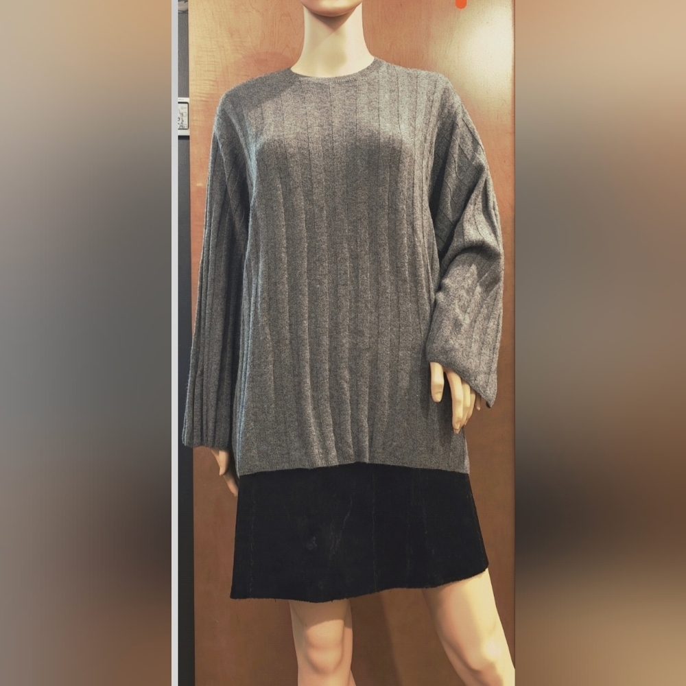 LAST NWT ZARA GRAY OVERSIZED WOOL SWEATER